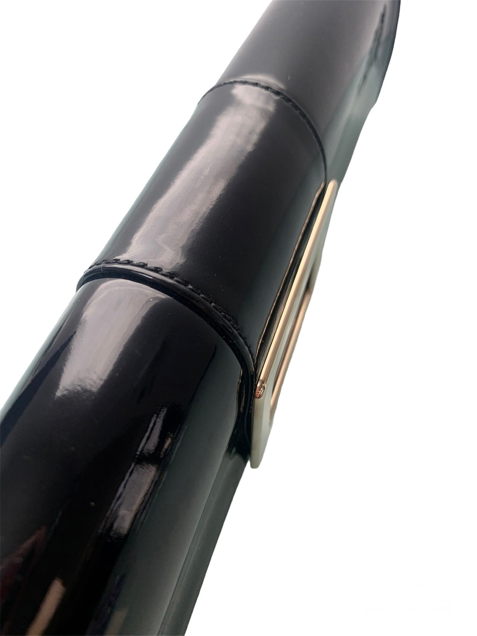 Roger Vivier Black Patent Leather Clutch