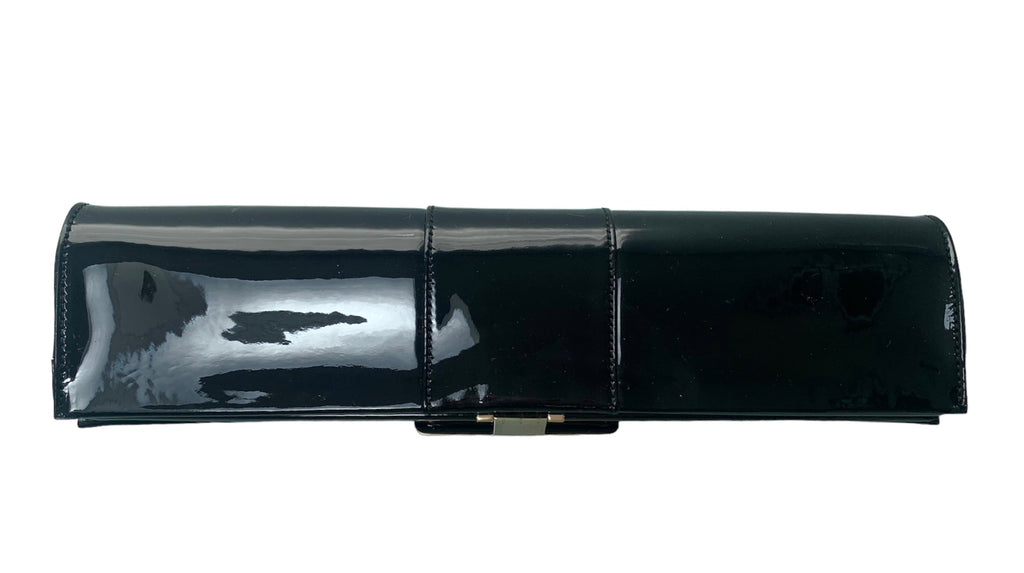 Roger Vivier Black Patent Leather Clutch