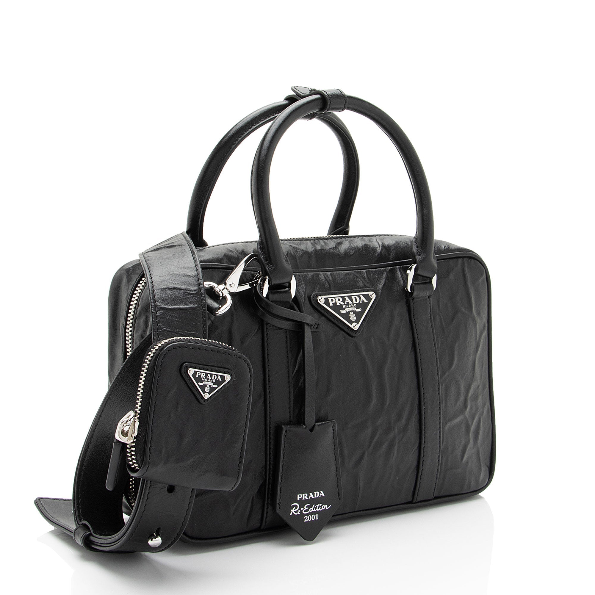 Prada Antique Nappa Leather Re-Edition 2001 Tote