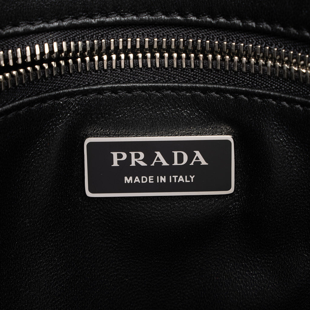 Prada Antique Nappa Leather Small Shopping Tote (SHF-NTTczZ)