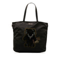 Prada Beijing Olympics Teddy Bear Tessuto Tote Bag (SHG-ITCLxp)