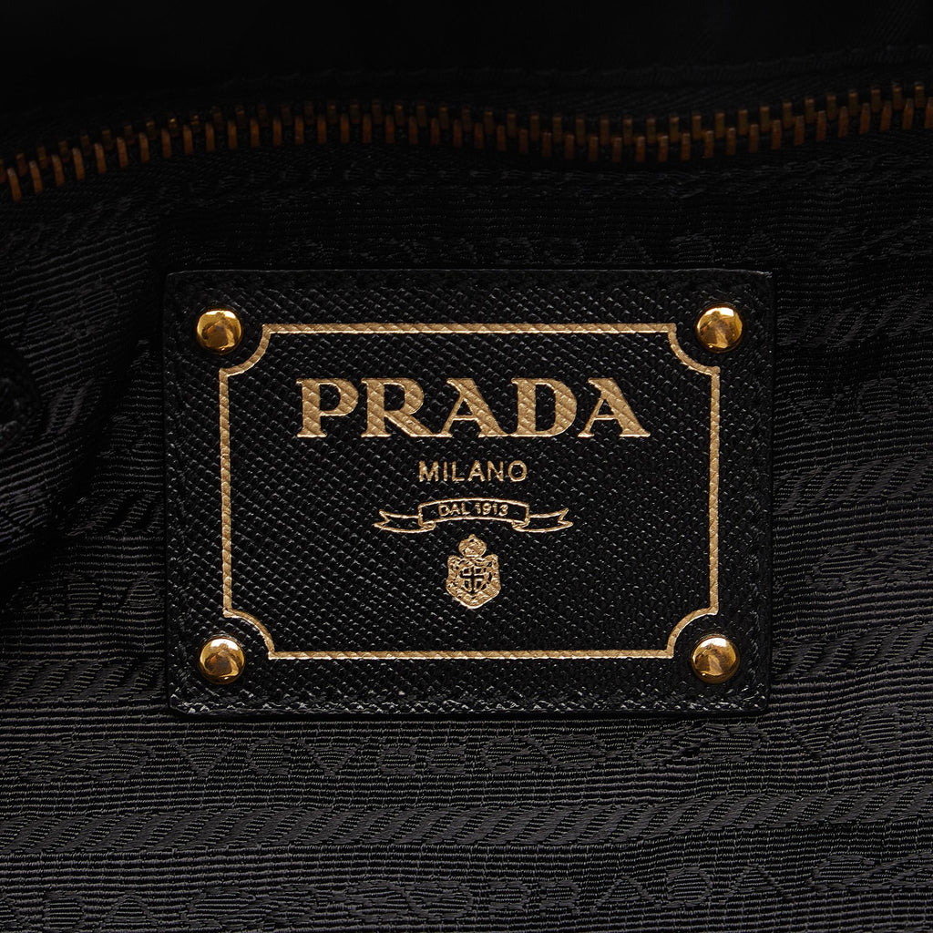 Prada Beijing Olympics Teddy Bear Tessuto Tote Bag (SHG-ITCLxp)