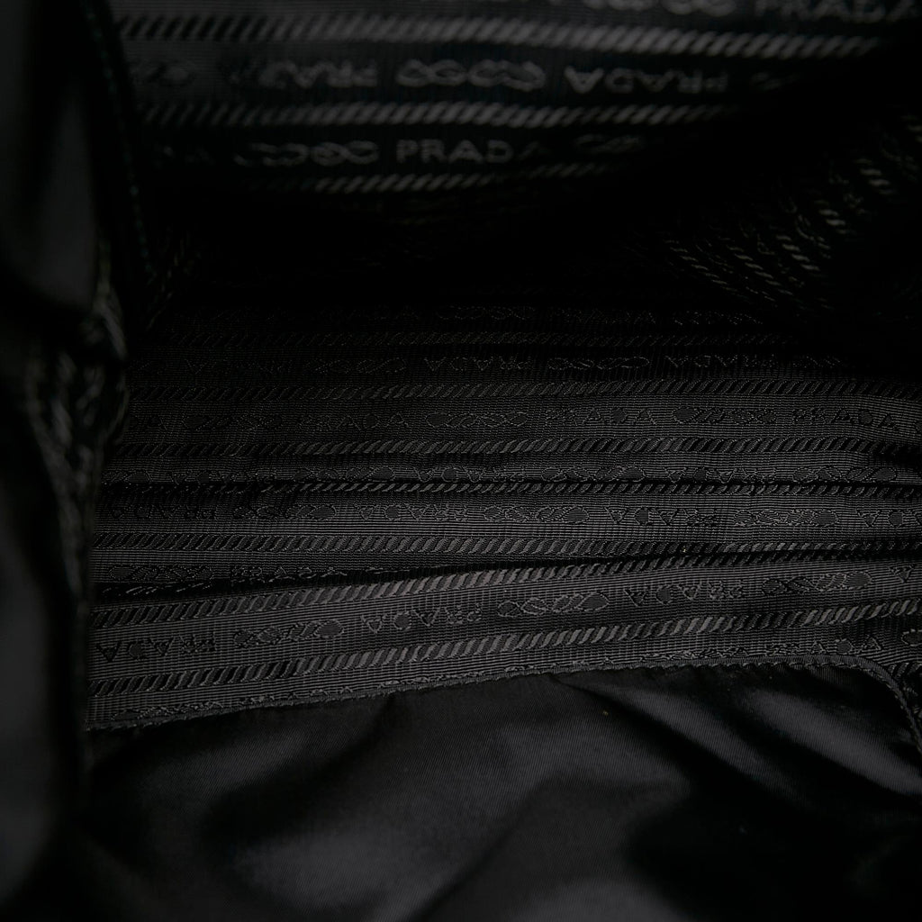 Prada Belted Logo Tessuto Tote (SHG-36567)