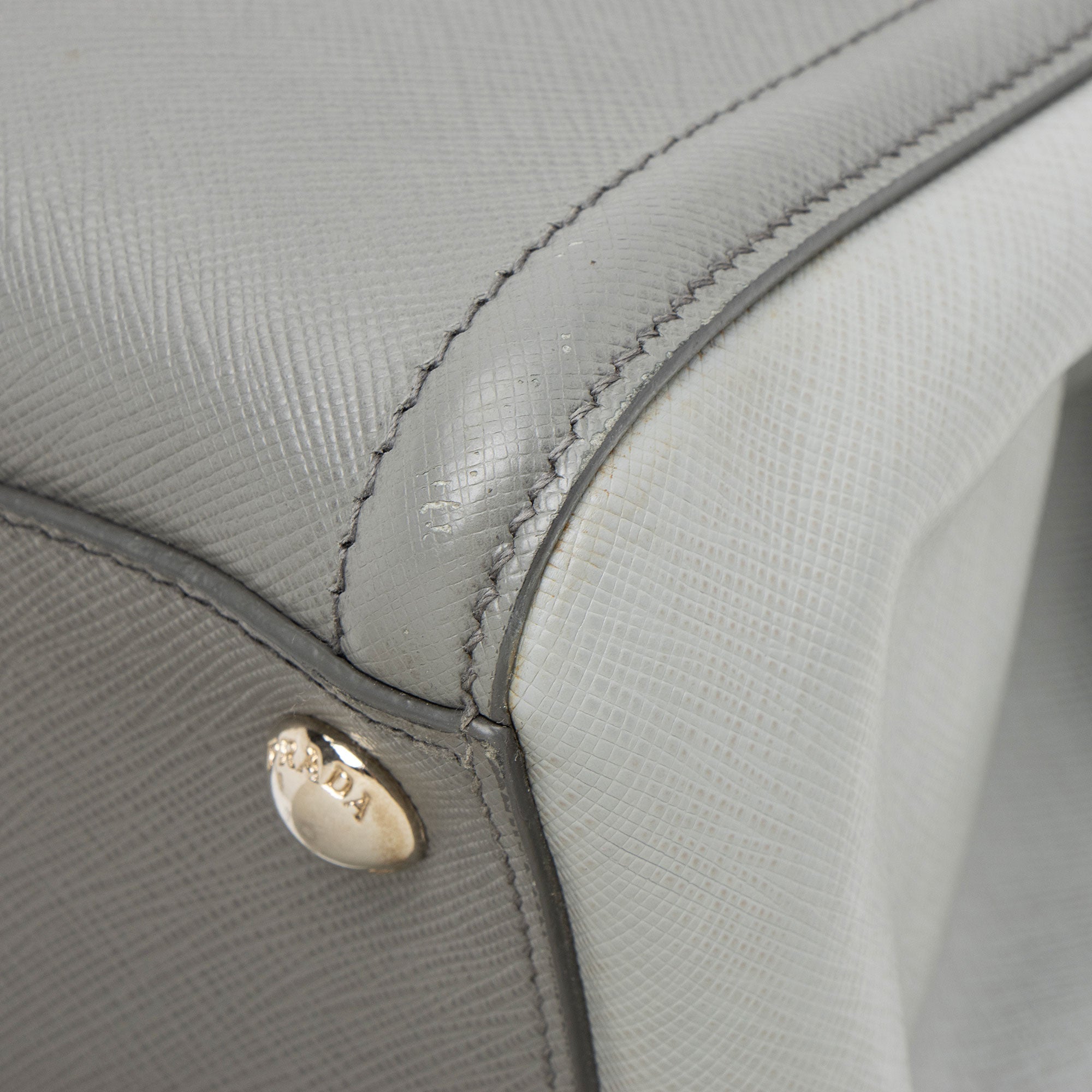 Prada Bicolor Saffiano Lux Tote
