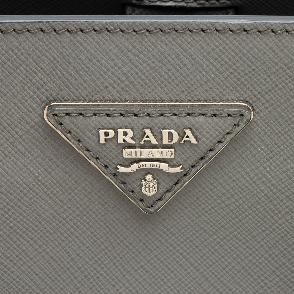 Prada Bicolor Saffiano Lux Tote