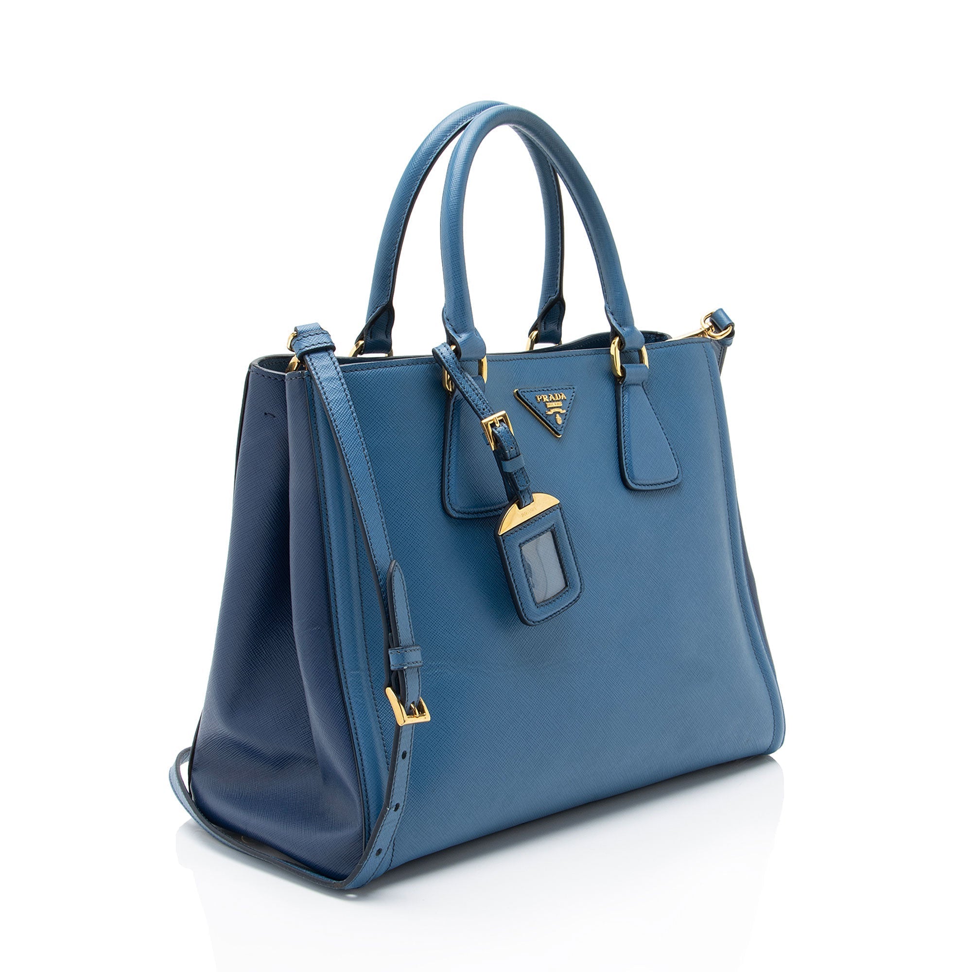 Prada Bicolor Saffiano Lux Tote