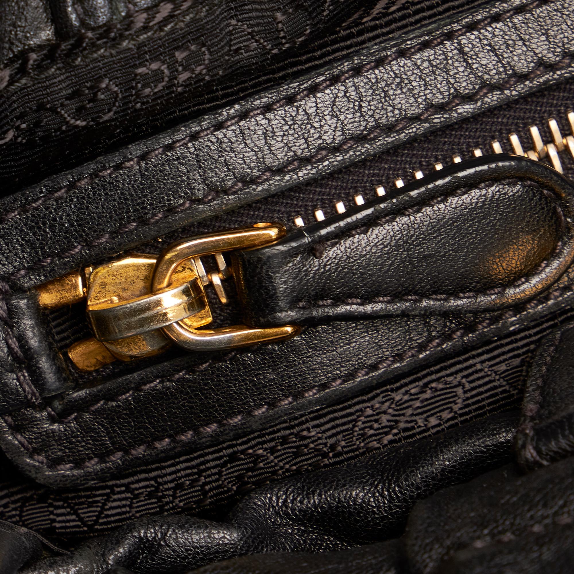 Prada Bow Lambskin Leather Tote Bag (SHG-27448)