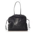 Prada Bow Lambskin Leather Tote Bag (SHG-27448)