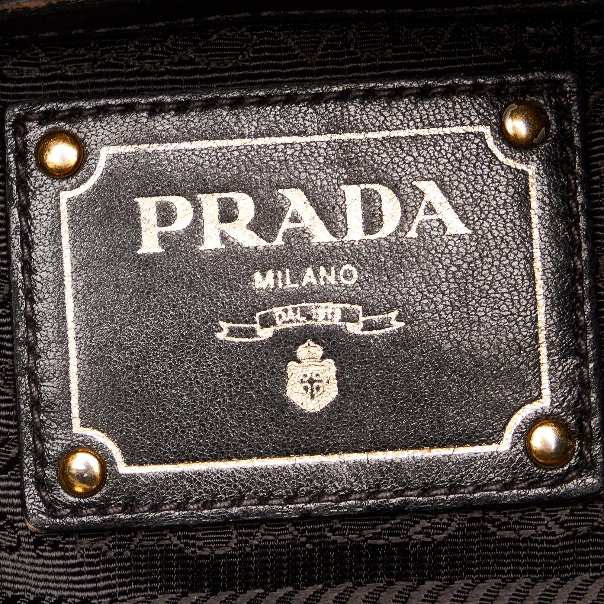 Prada Bow Lambskin Leather Tote Bag (SHG-27448)