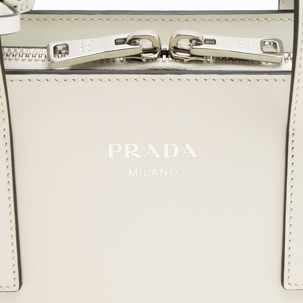 Prada Brushed Leather Re-Edition 1995 Mini Tote