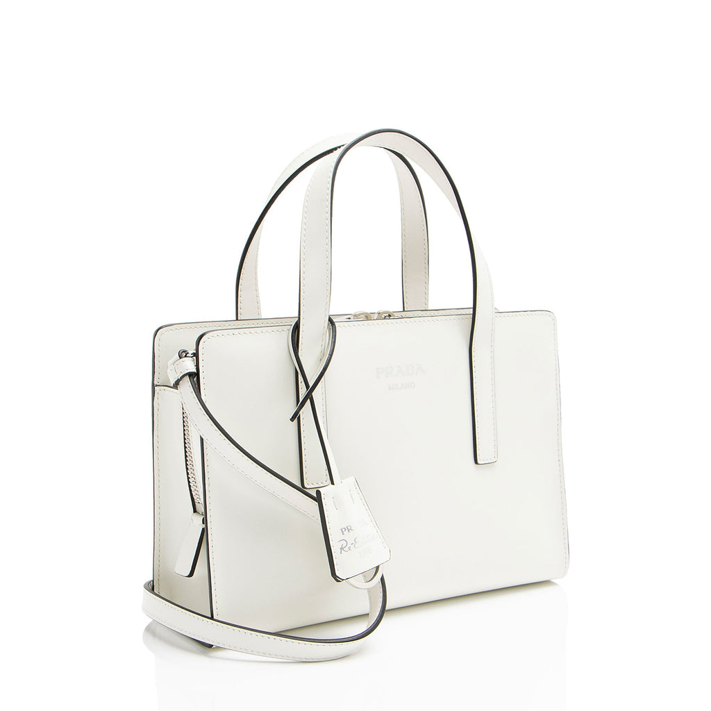 Prada Brushed Leather Re-Edition 1995 Mini Tote