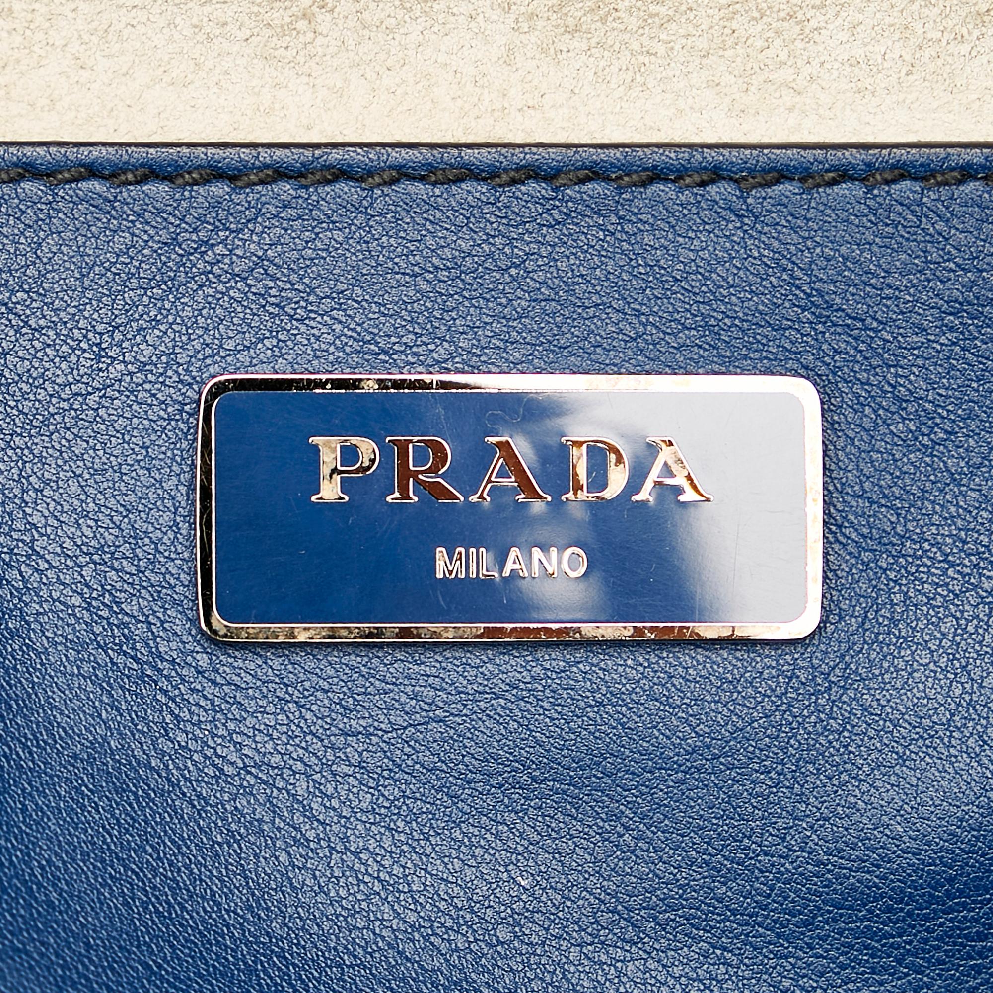 Prada Caflskin Stitched Tote Bag (SHG-23376)