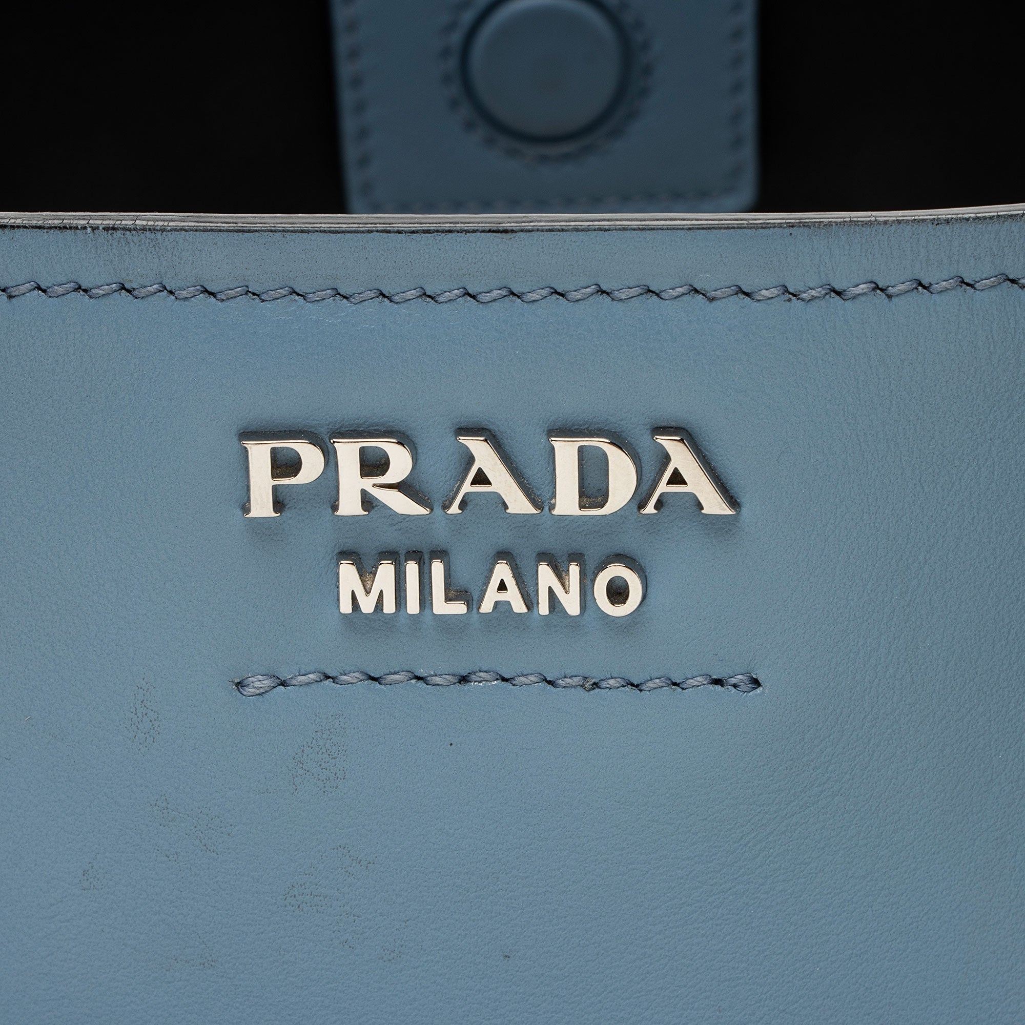 Prada Calf City Pocket Shopping Tote