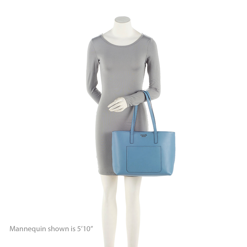 Prada Calf City Pocket Shopping Tote