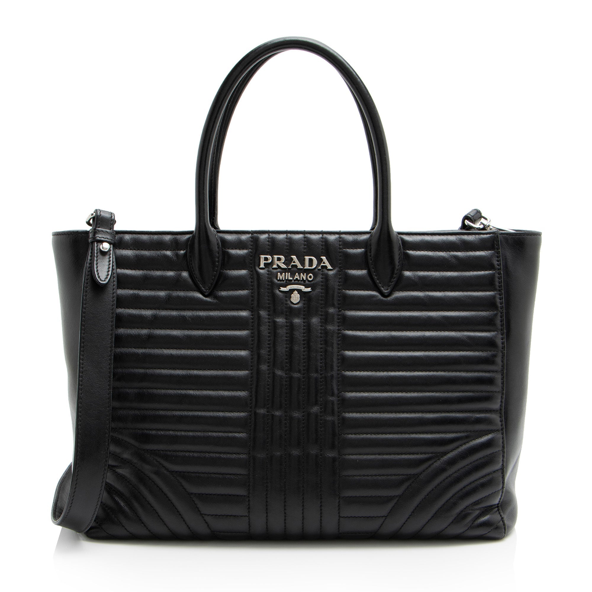 Prada Calfskin Diagramme Tote
