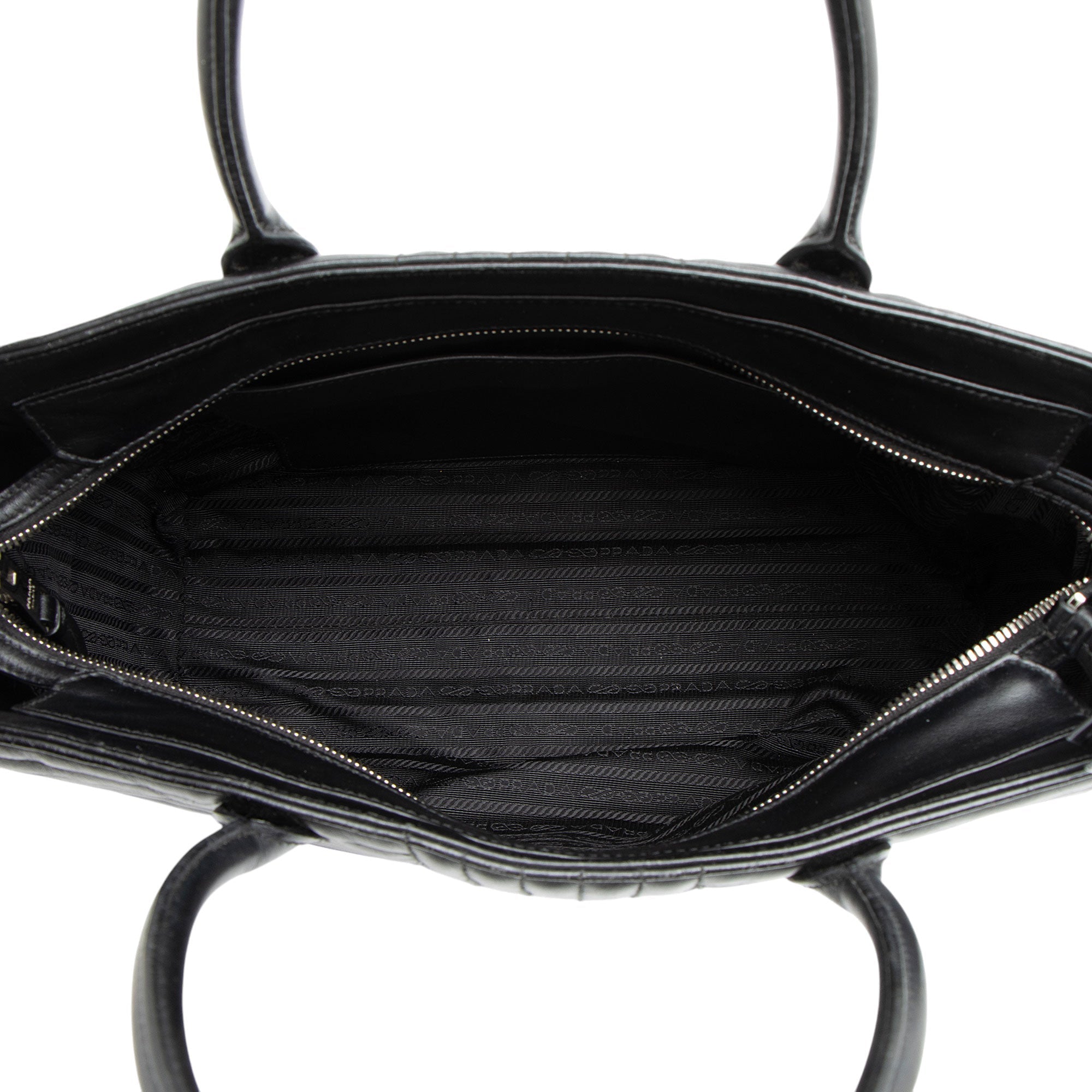 Prada Calfskin Diagramme Tote
