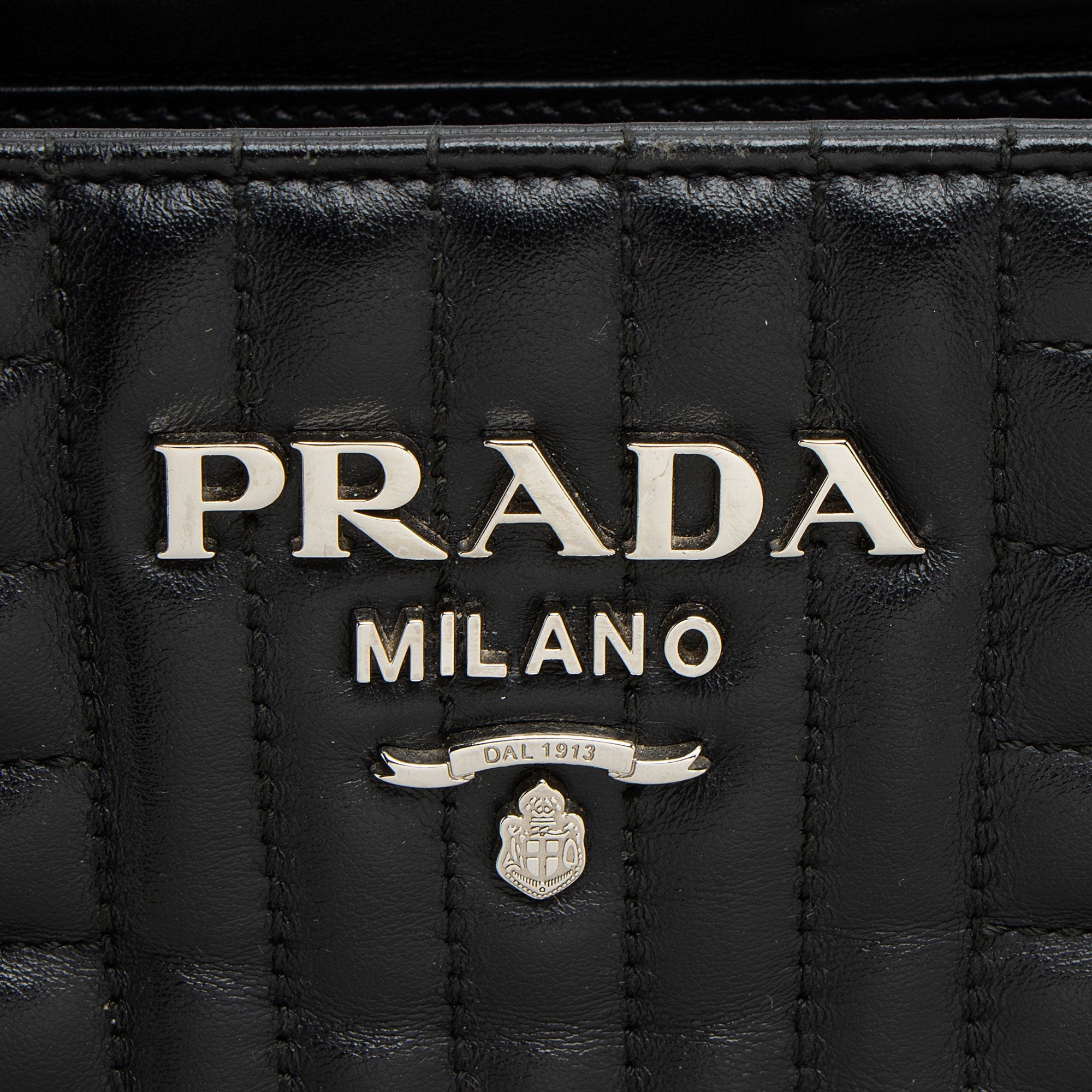 Prada Calfskin Diagramme Tote