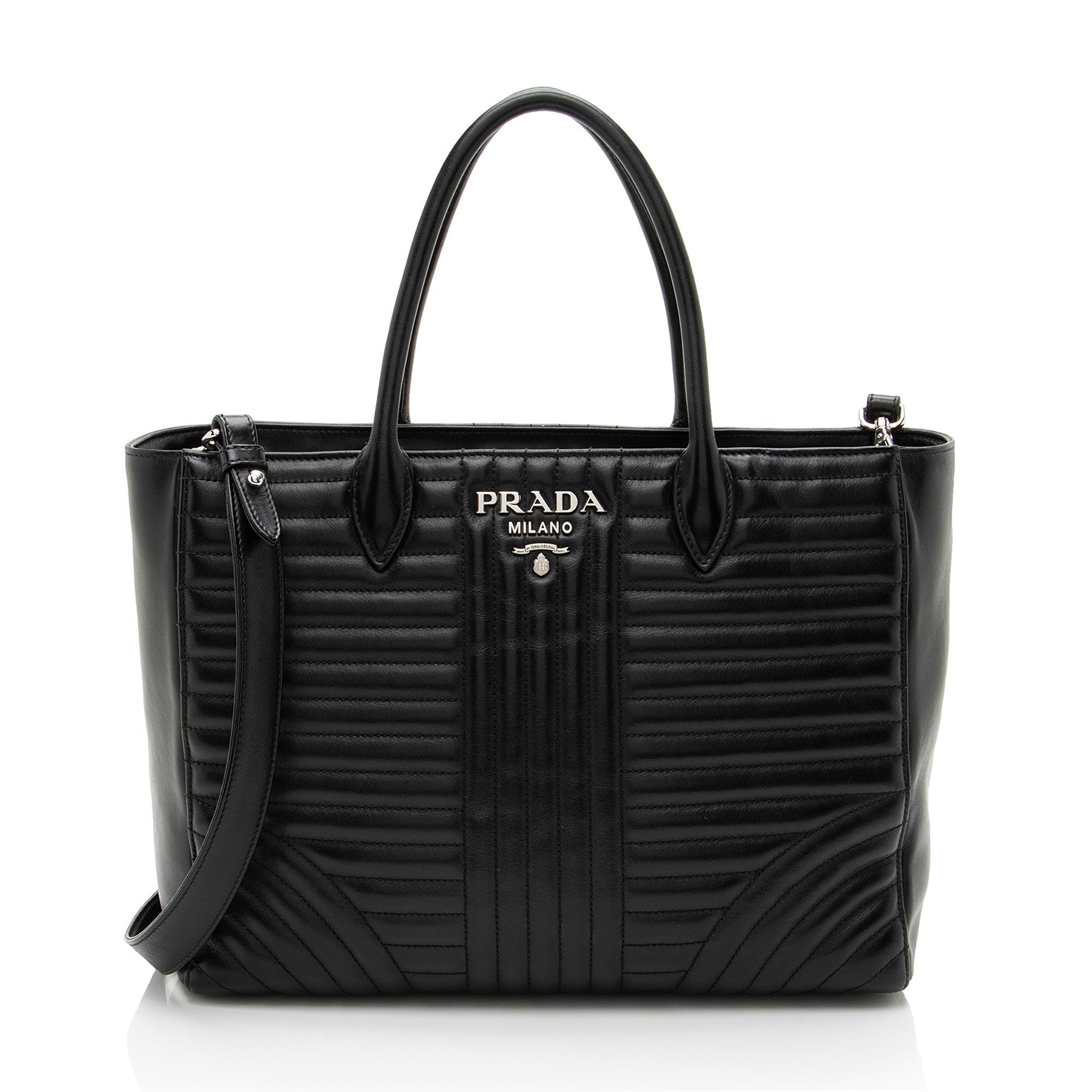 Prada Calfskin Diagramme Tote