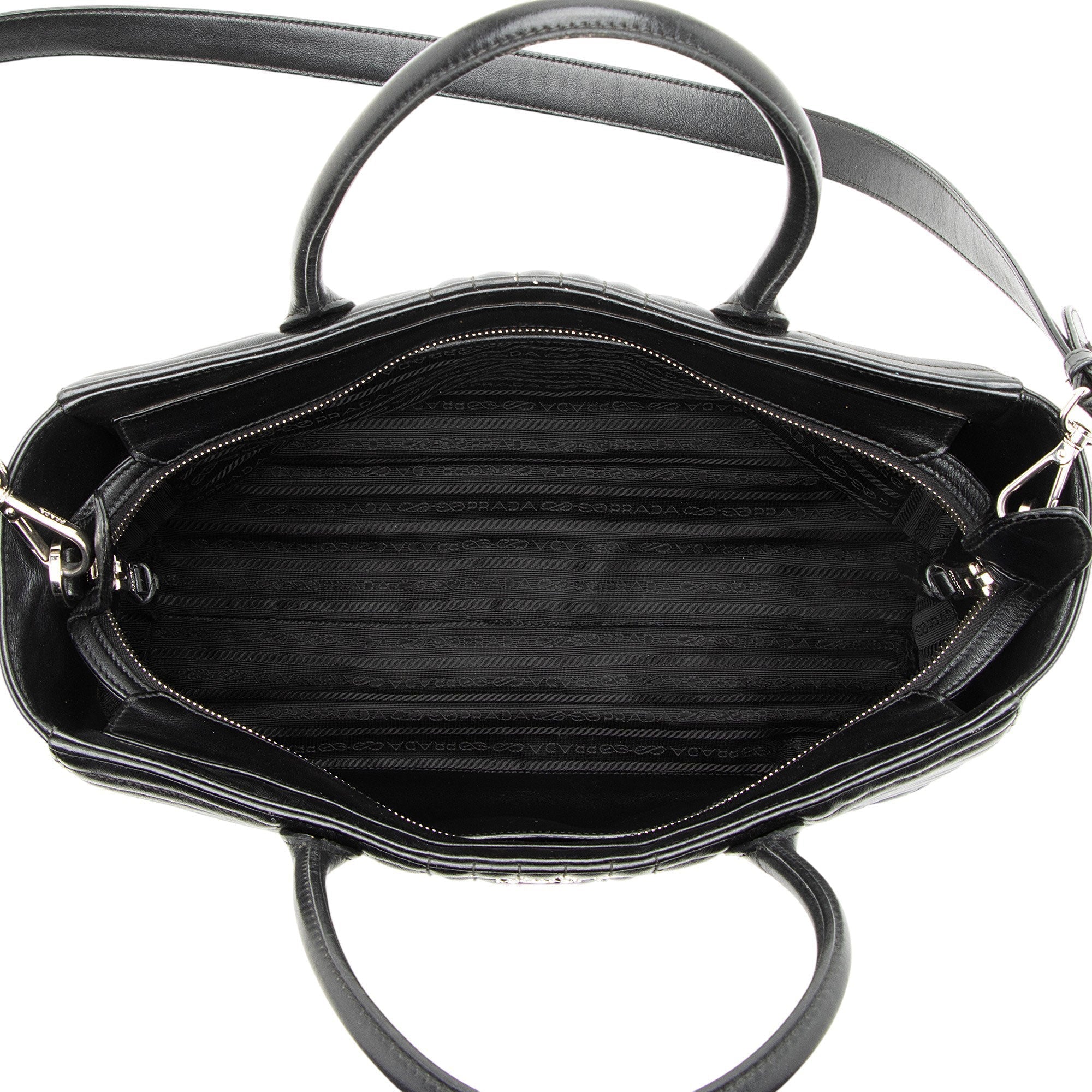 Prada Calfskin Diagramme Tote