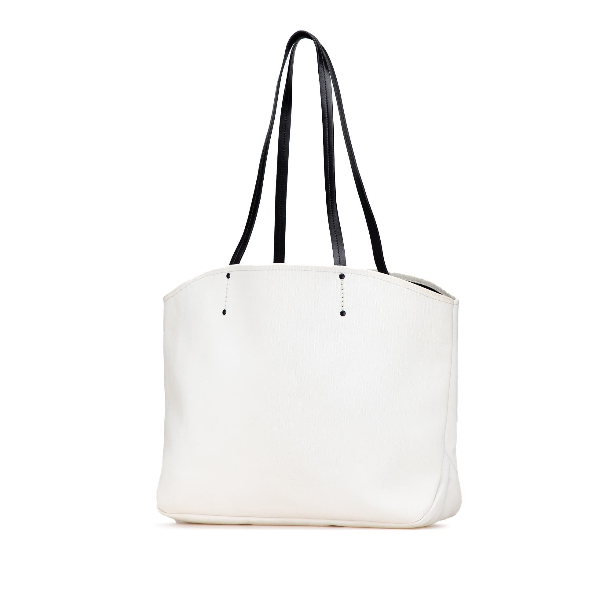 Prada Canapa Banana Print Tote