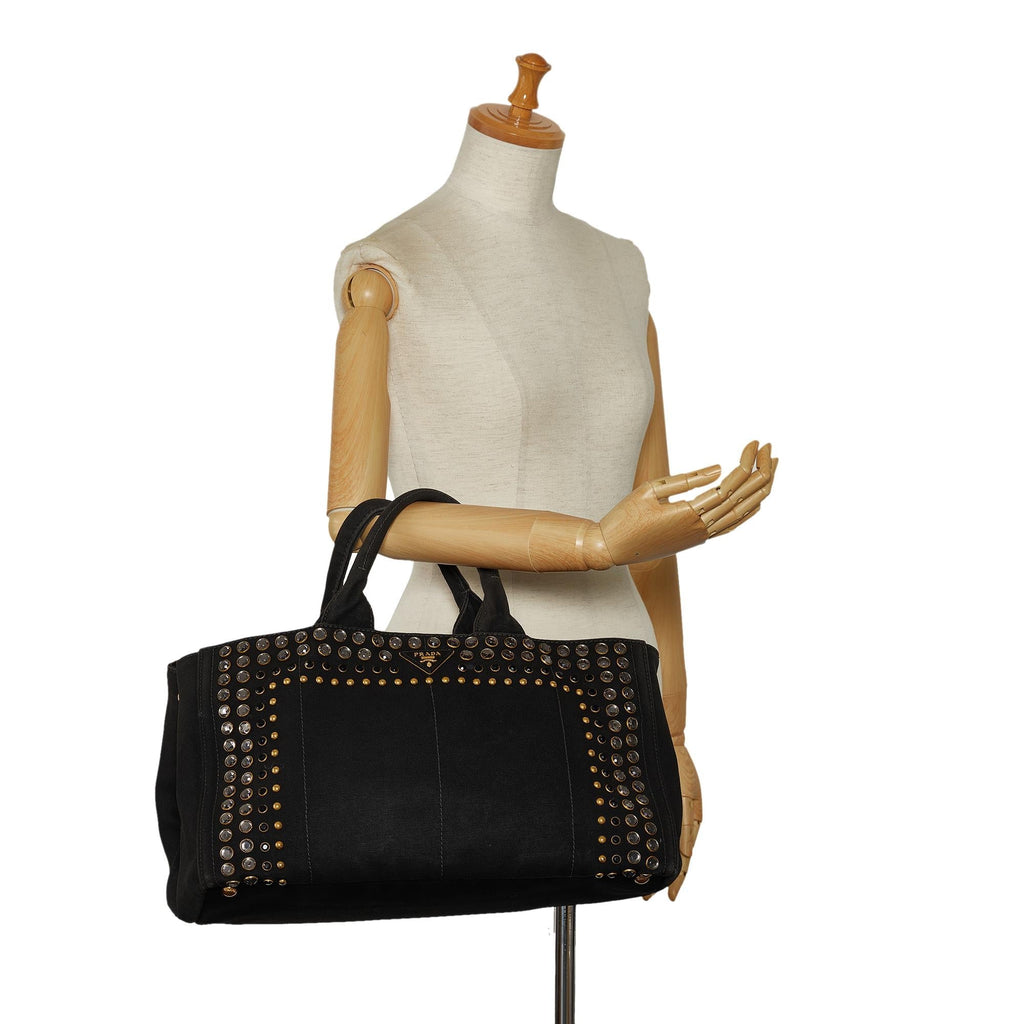 Prada Canapa Bijoux Tote (SHG-71Yr3c)