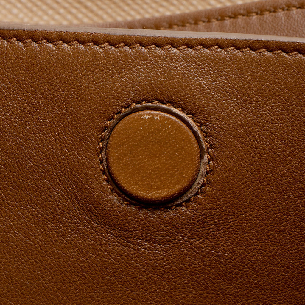 Prada Canapa Calfskin City Tote