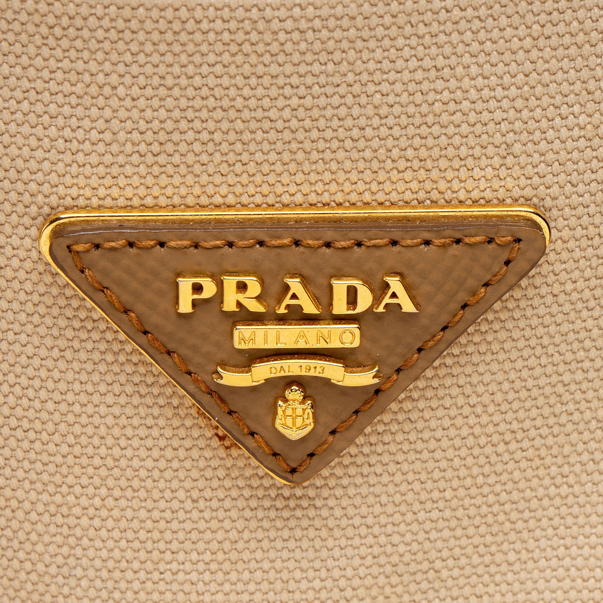 Prada Canapa Calfskin City Tote