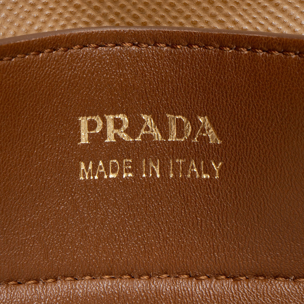 Prada Canapa Calfskin City Tote