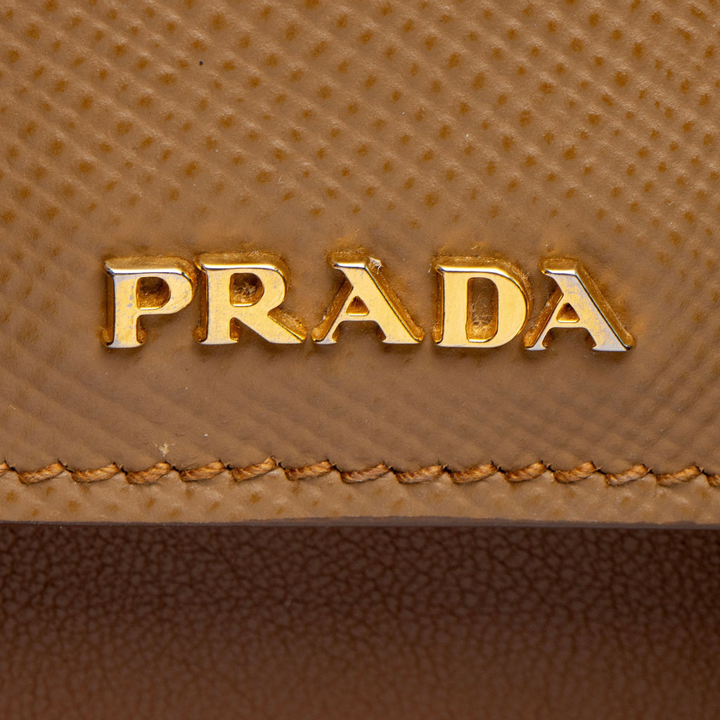 Prada Canapa Calfskin City Tote