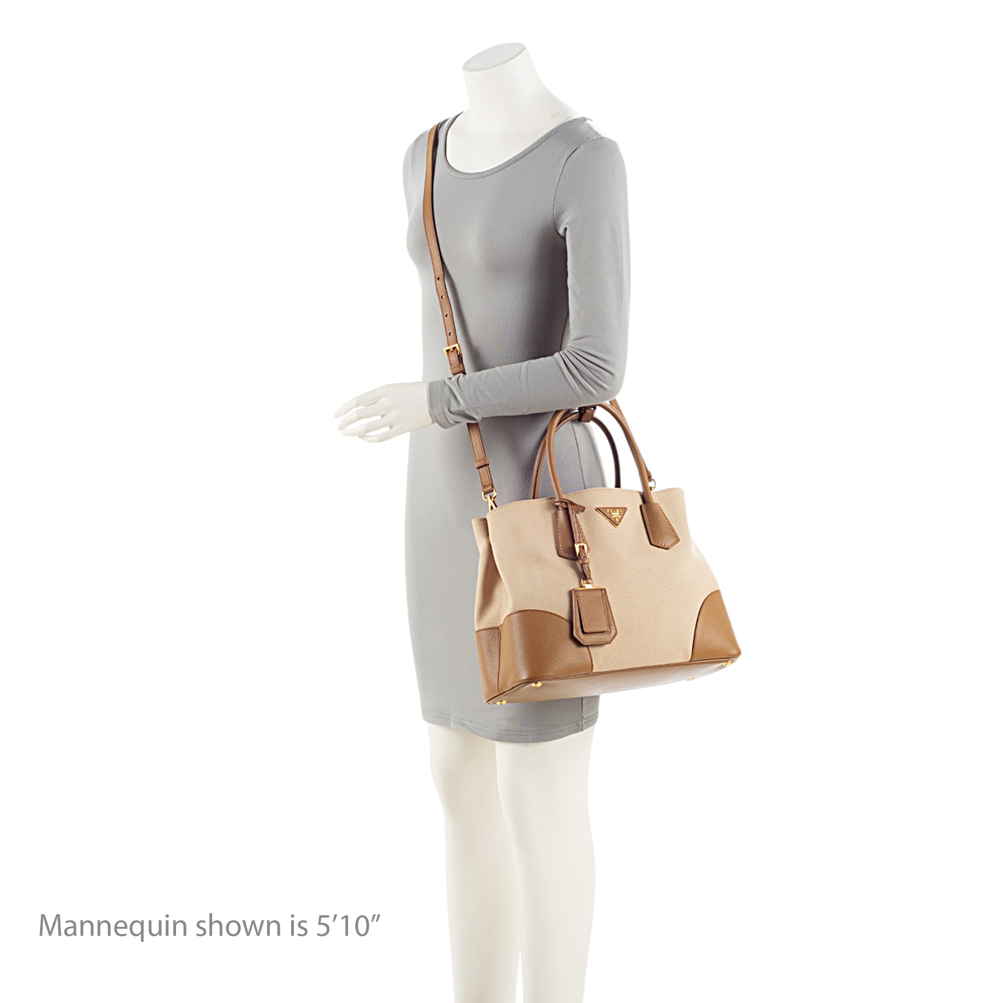 Prada Canapa Calfskin City Tote