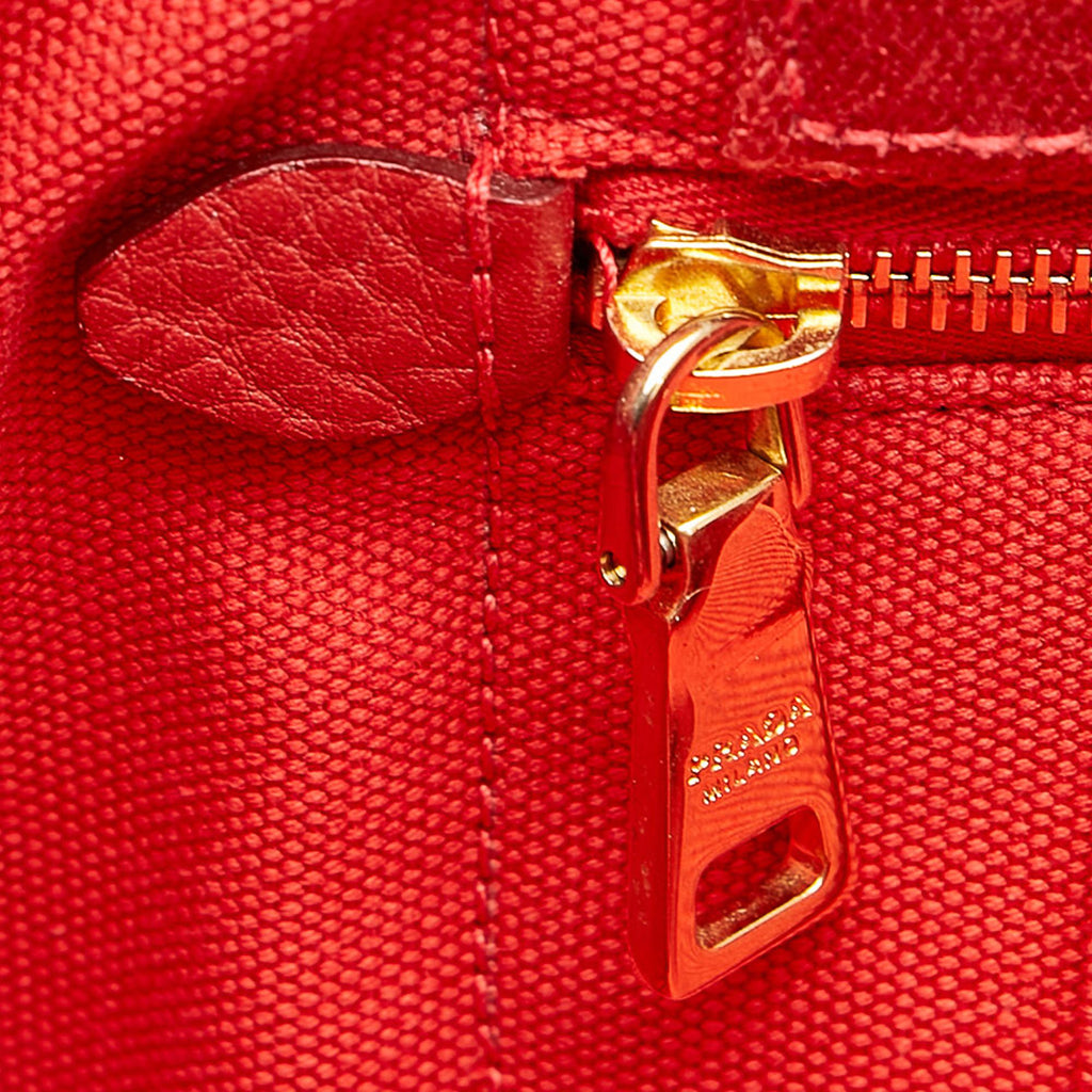 Prada Canapa Logo Canvas Tote Bag (SHG-27786)