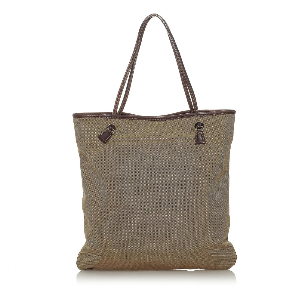 Prada Canapa Logo Canvas Tote Bag (SHG-28733)