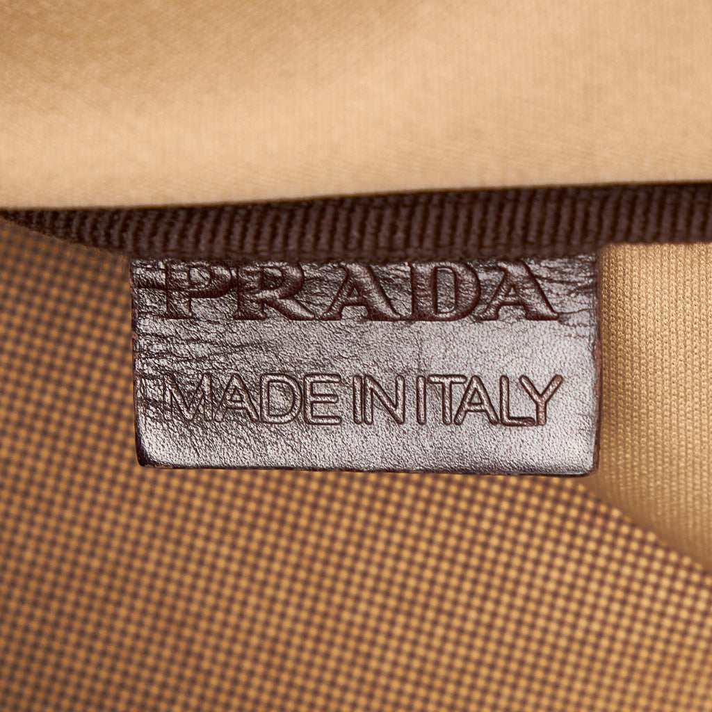 Prada Canapa Logo Canvas Tote Bag (SHG-28733)