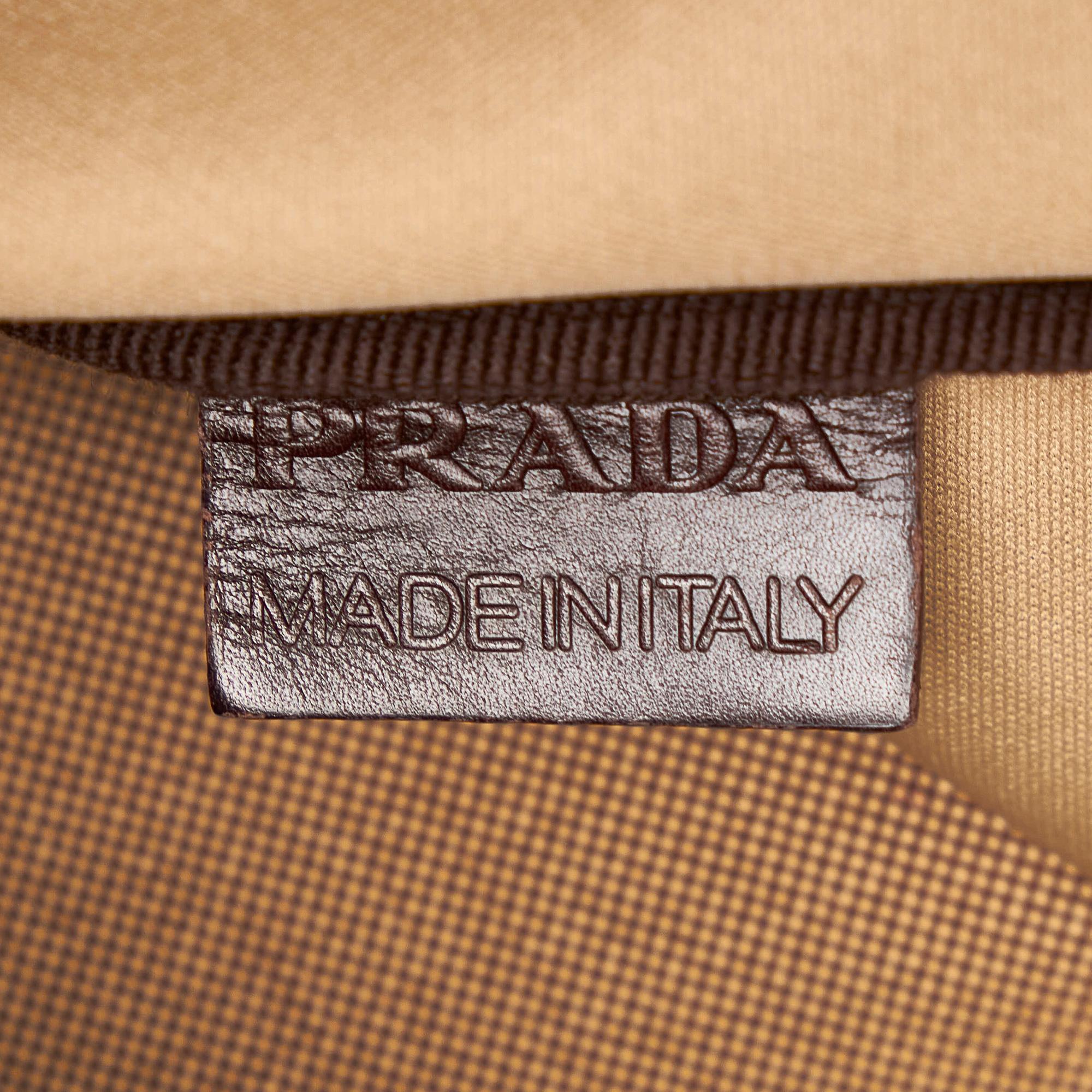 Prada Canapa Logo Canvas Tote Bag (SHG-28733)