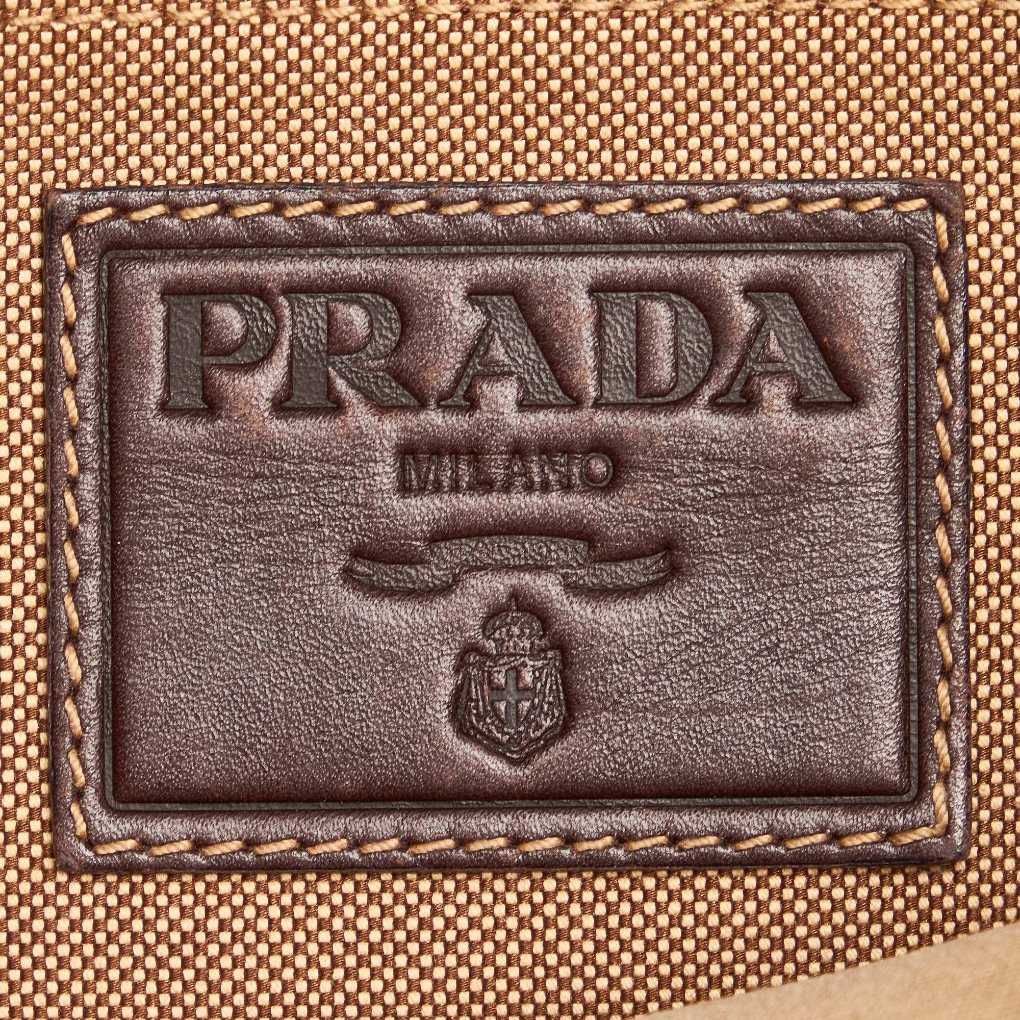 Prada Canapa Logo Canvas Tote Bag (SHG-28733)