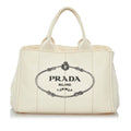 Prada Canapa Logo Canvas Tote Bag (SHG-29655)