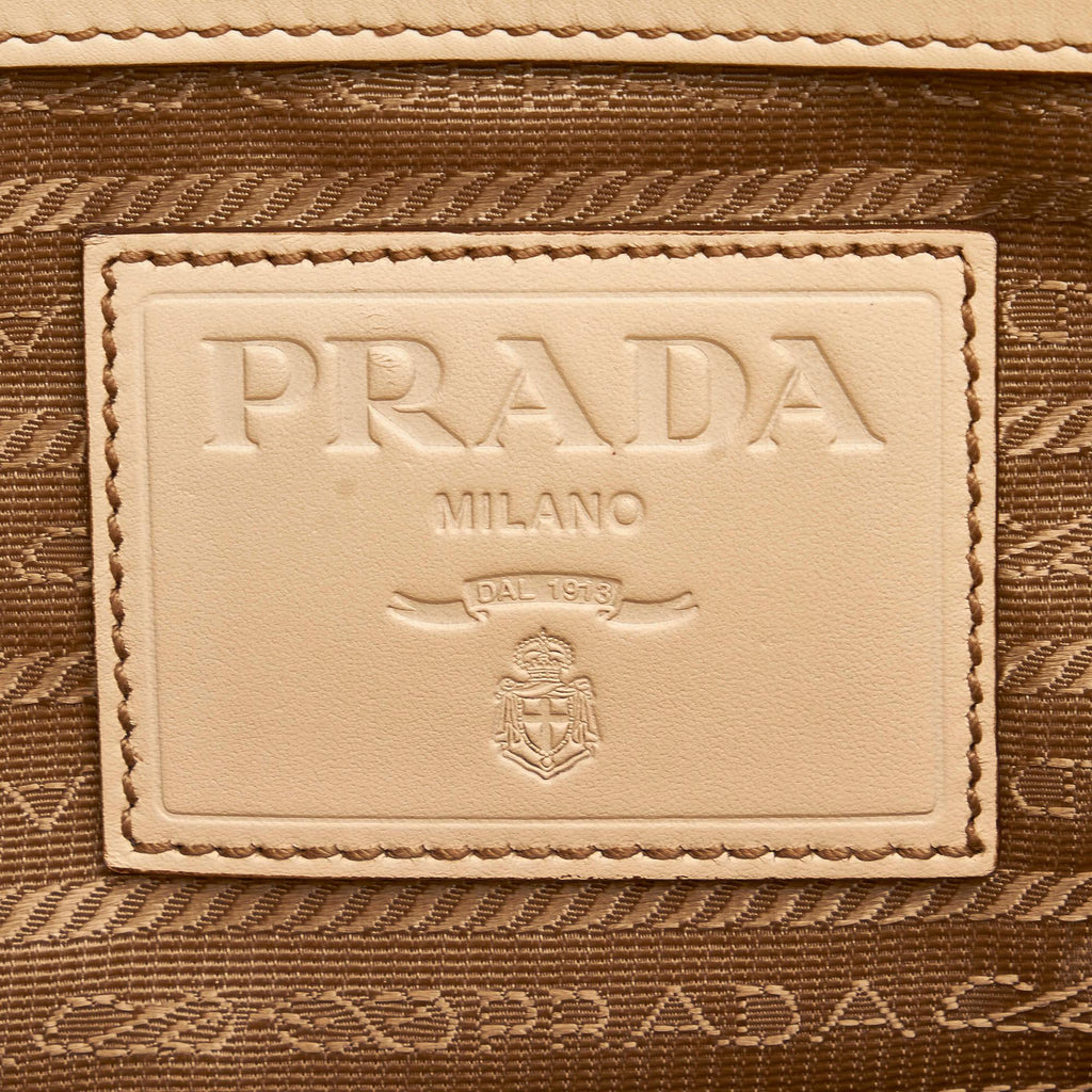 Prada Canapa Logo Canvas Tote Bag (SHG-30280)