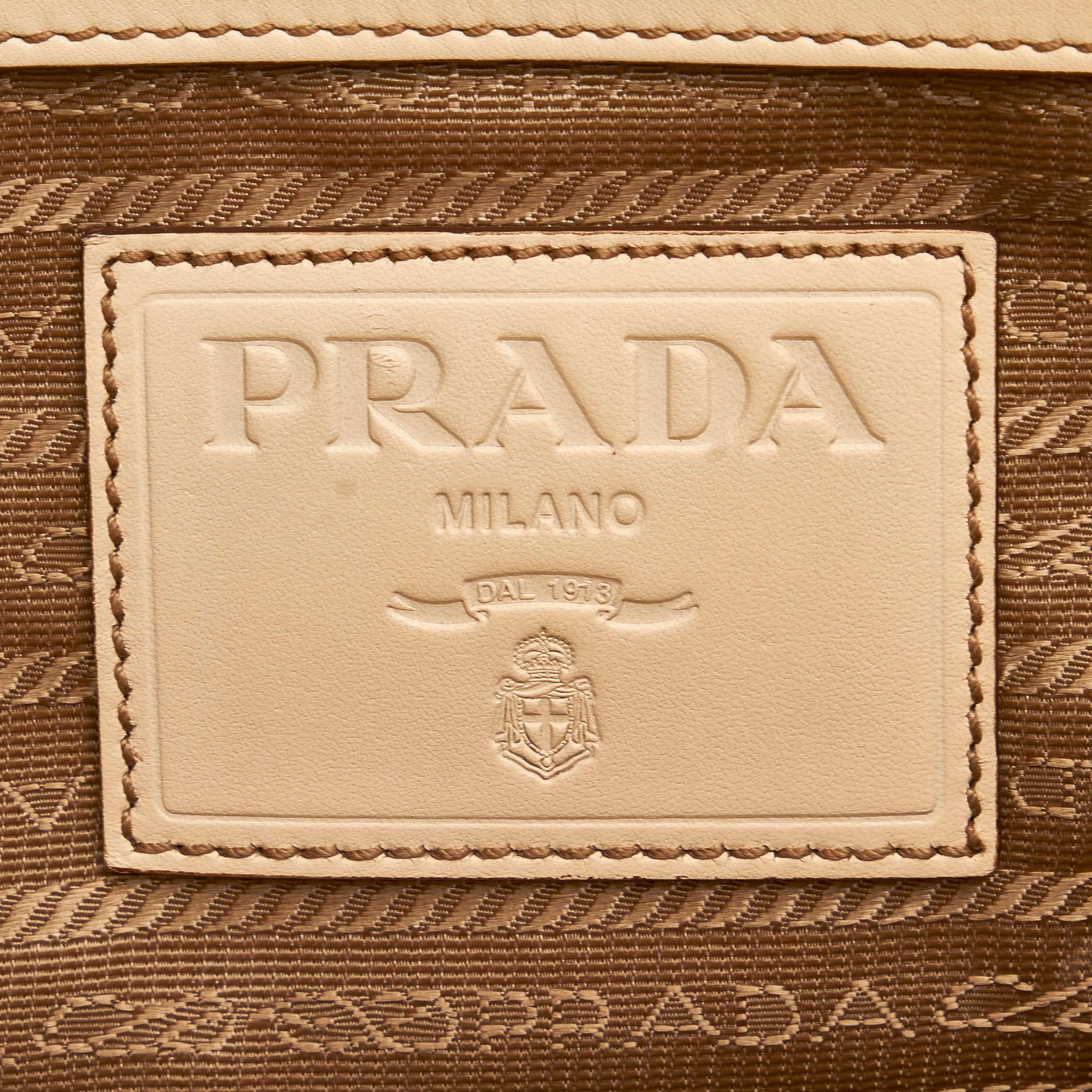 Prada Canapa Logo Canvas Tote Bag (SHG-30280)