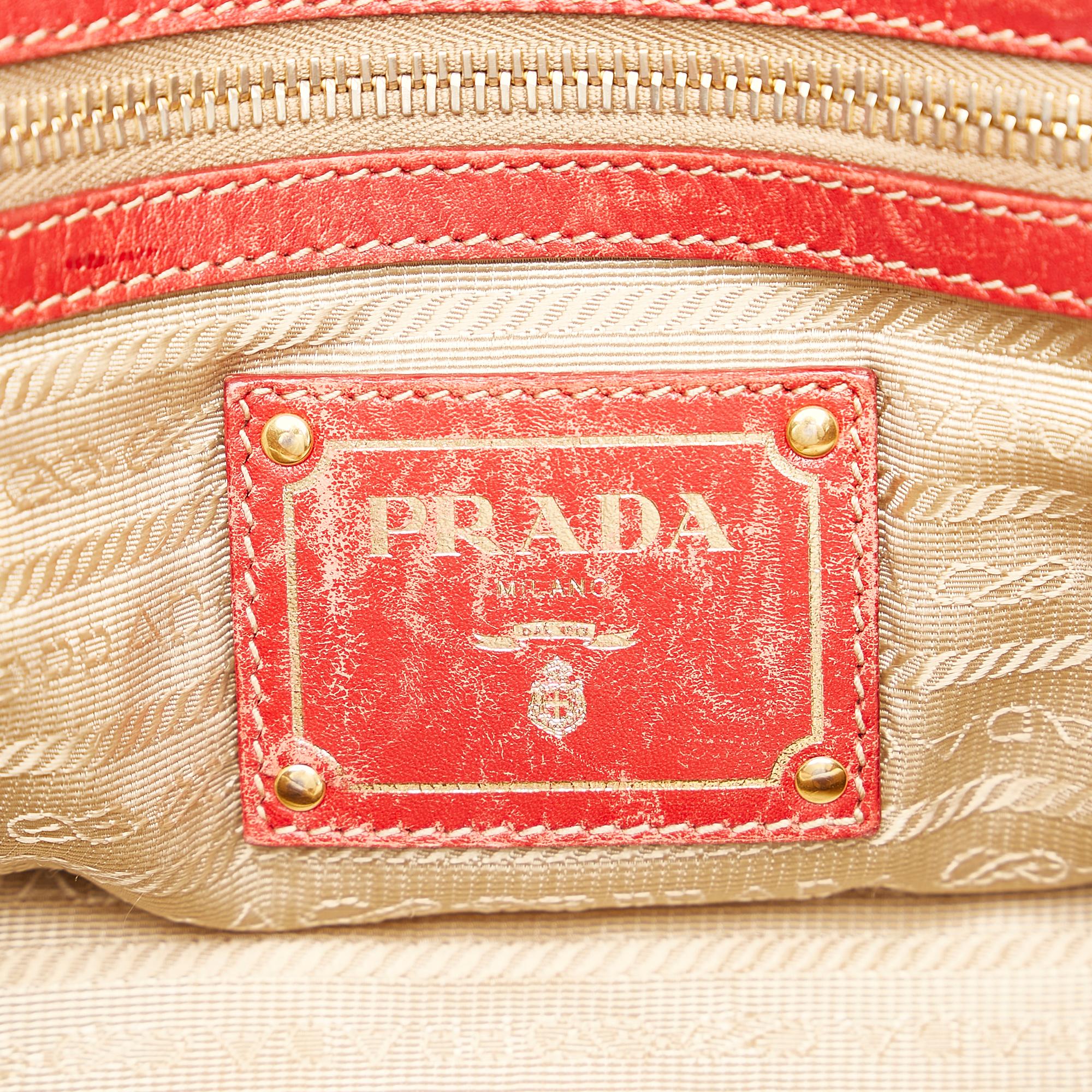Prada Canapa Logo Canvas Tote Bag (SHG-30601)