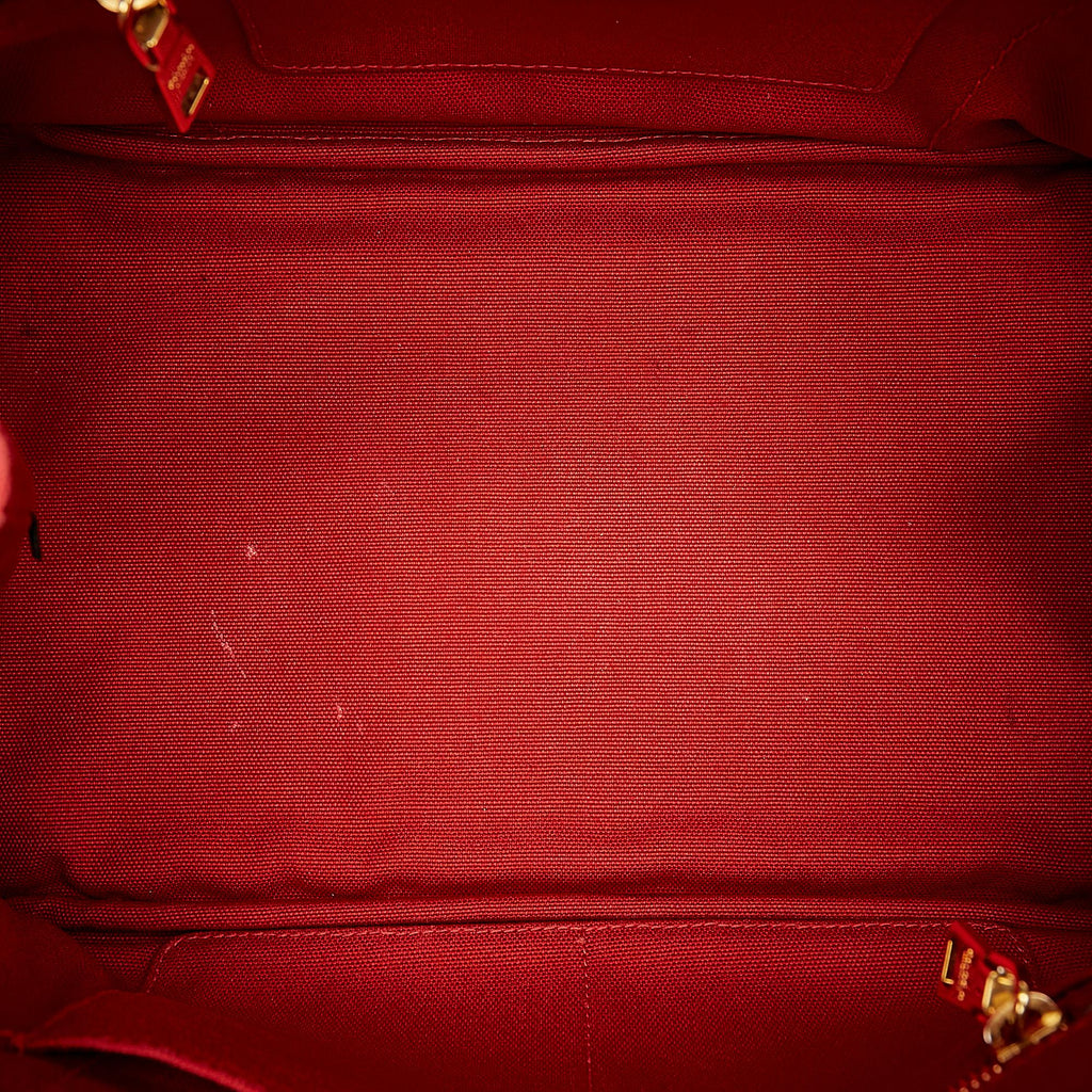 Prada Canapa Logo Canvas Tote Bag (SHG-32646)