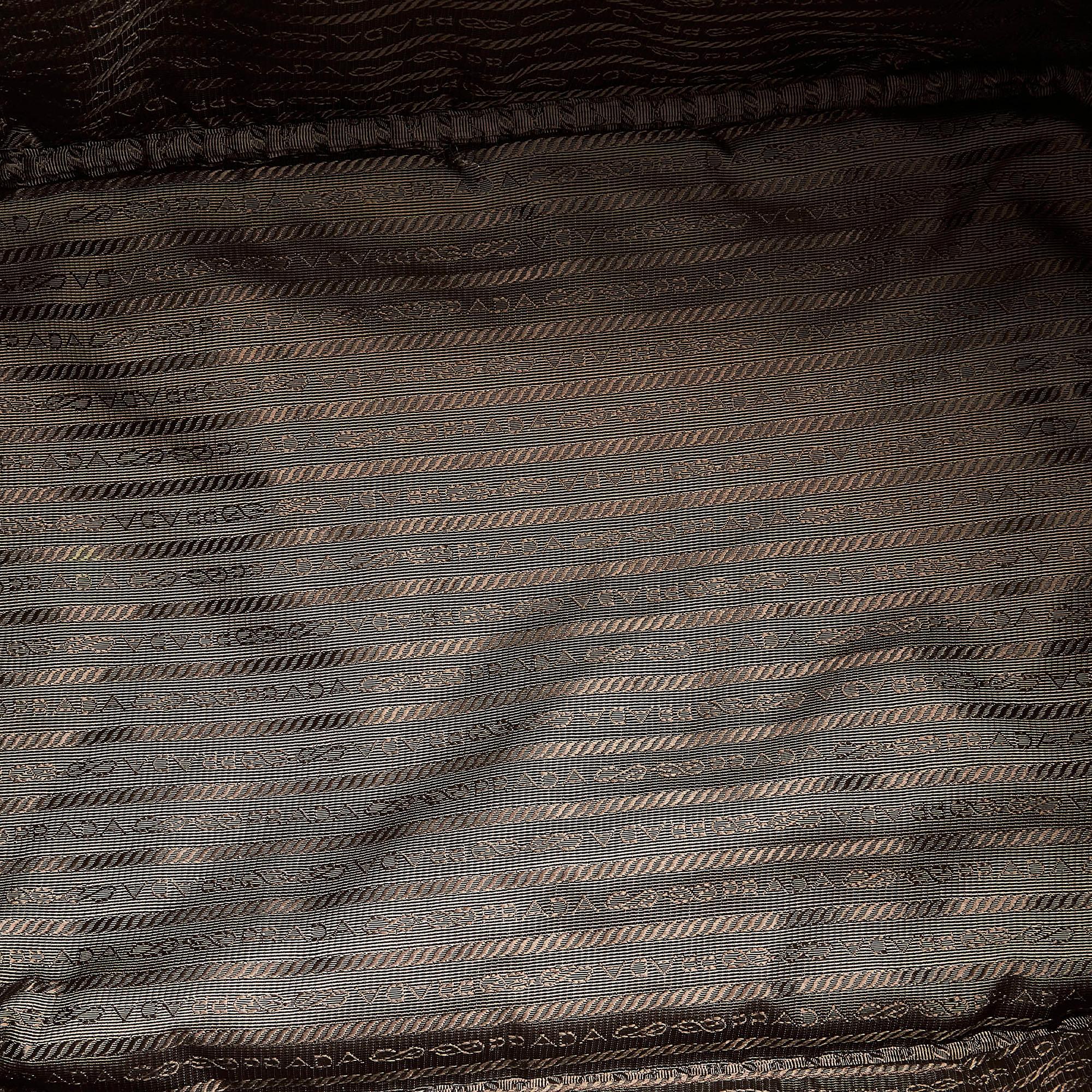 Prada Canapa Logo Denim Tote Bag (SHG-34089)