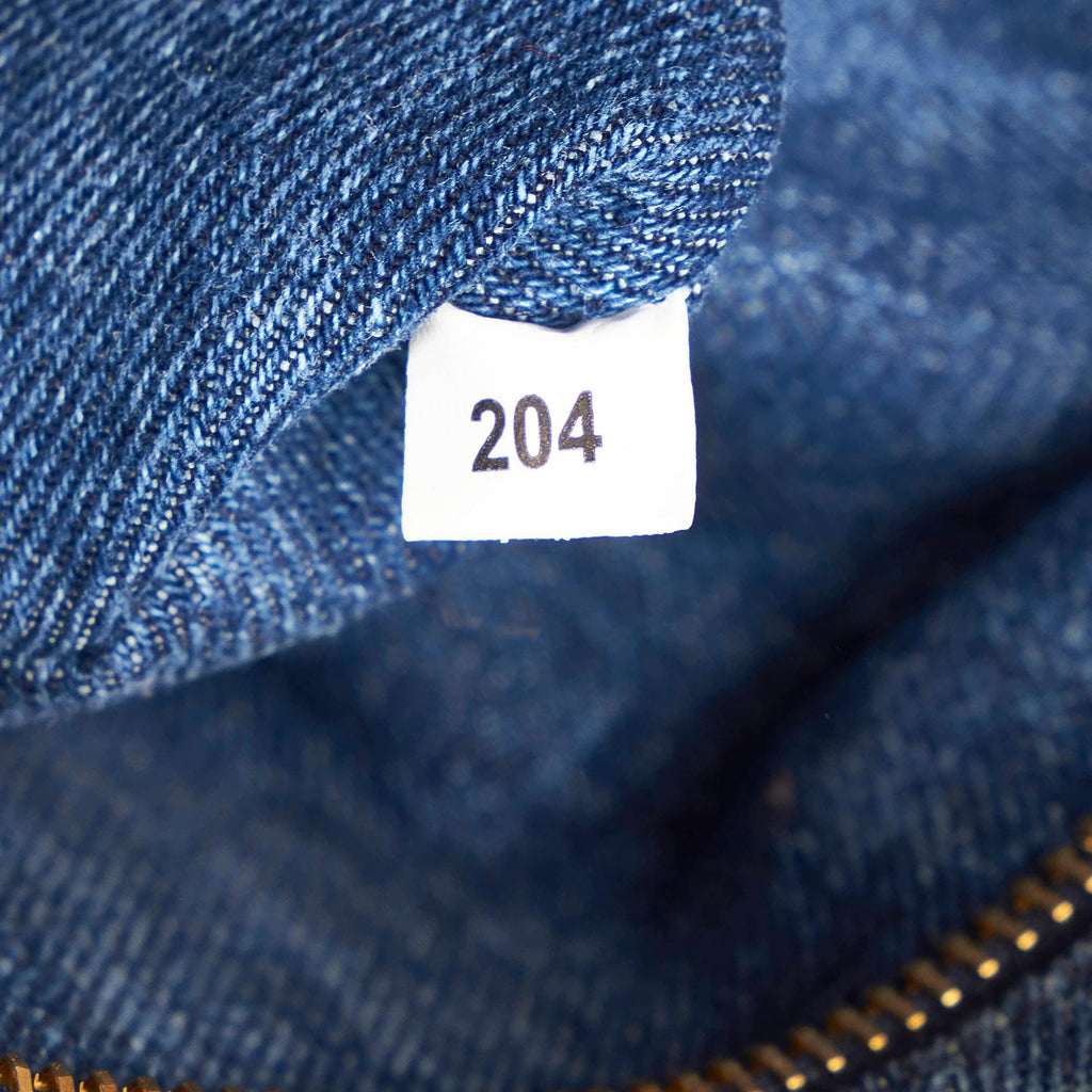Prada Canapa Logo Denim Tote (SHG-30696)