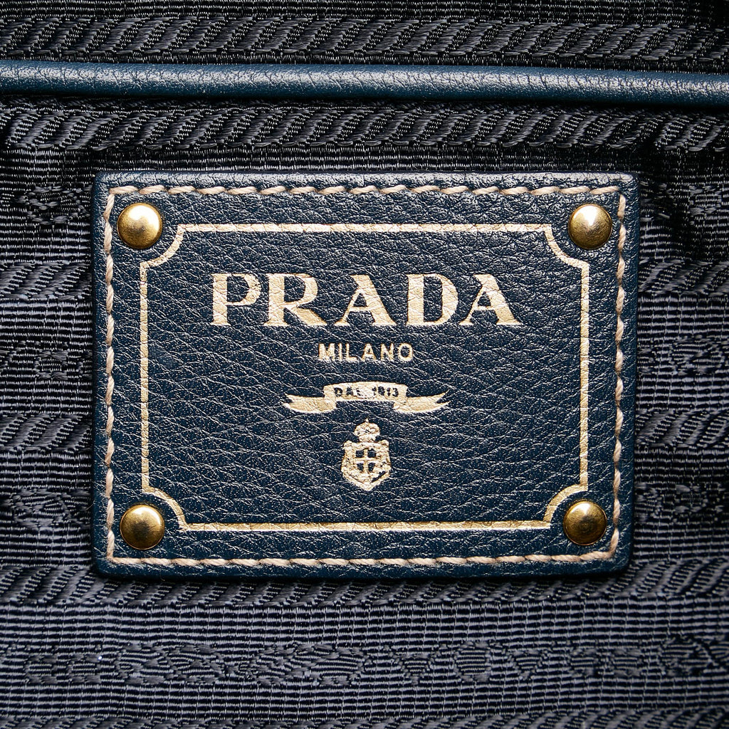 Prada Canapa Logo Nylon Tote Bag (SHG-34083)