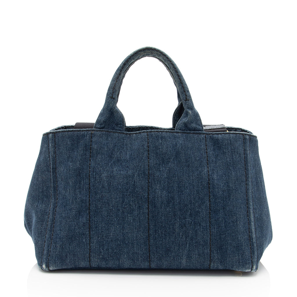 Prada Canapa Logo Shopping Tote (SHF-EaCNS9)