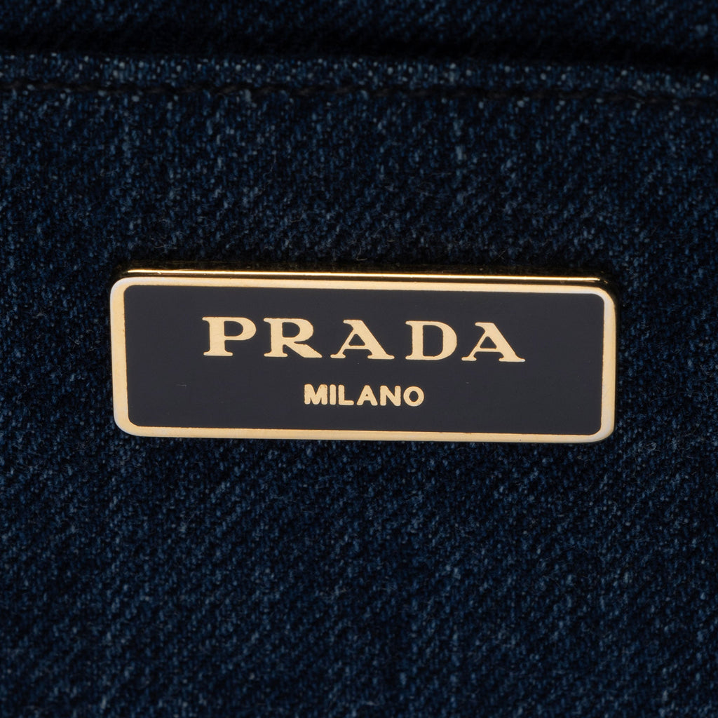 Prada Canapa Logo Shopping Tote (SHF-EaCNS9)