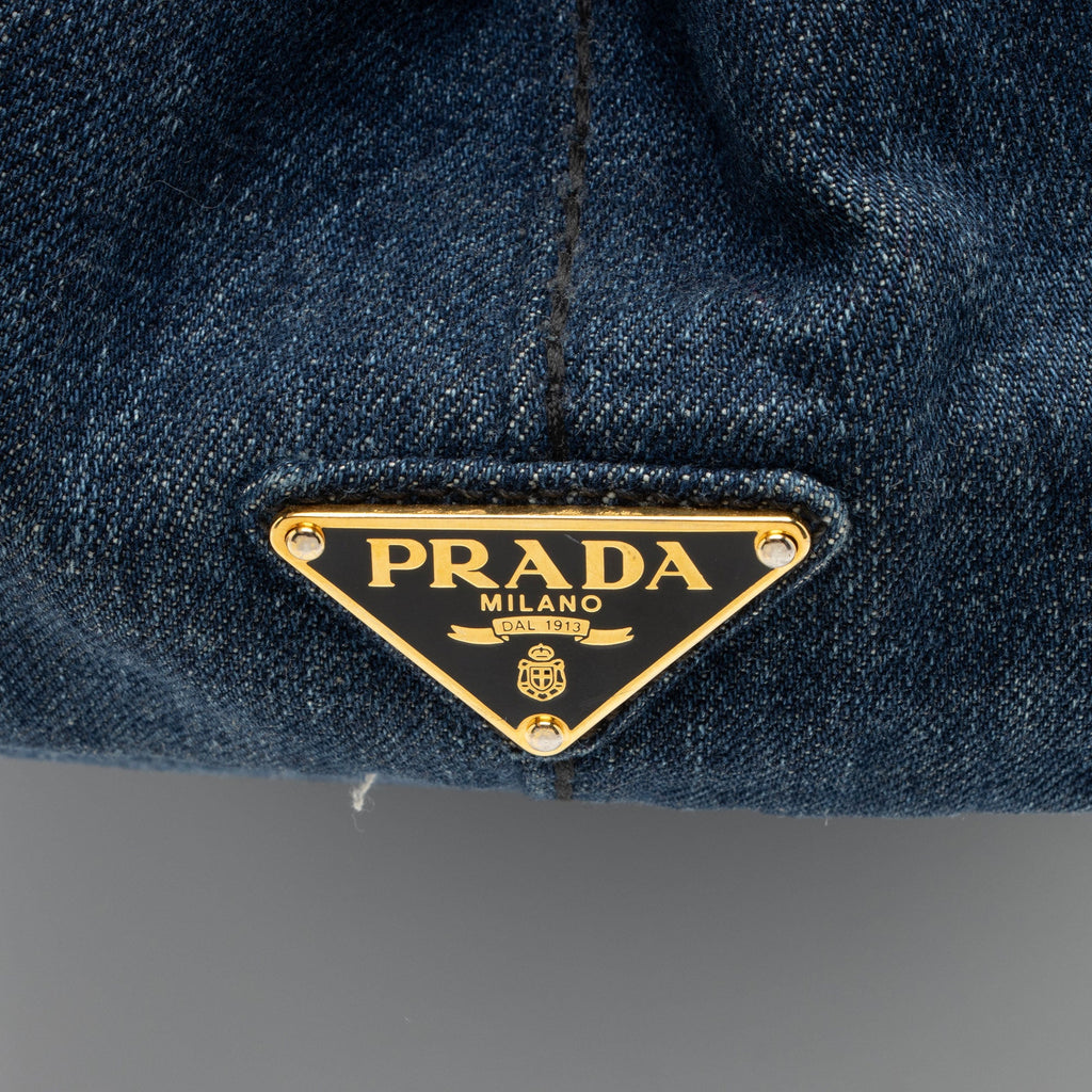 Prada Canapa Logo Shopping Tote (SHF-EaCNS9)