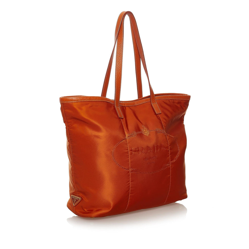 Prada Canapa Logo Tessuto Tote Bag (SHG-37309)