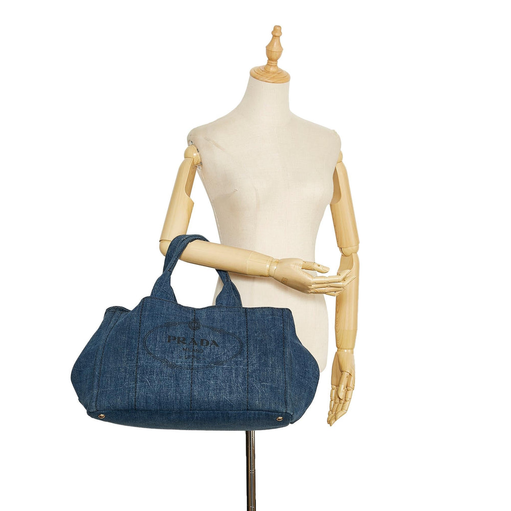 Prada Canapa Logo Tote Bag (SHG-VwFKQ3)