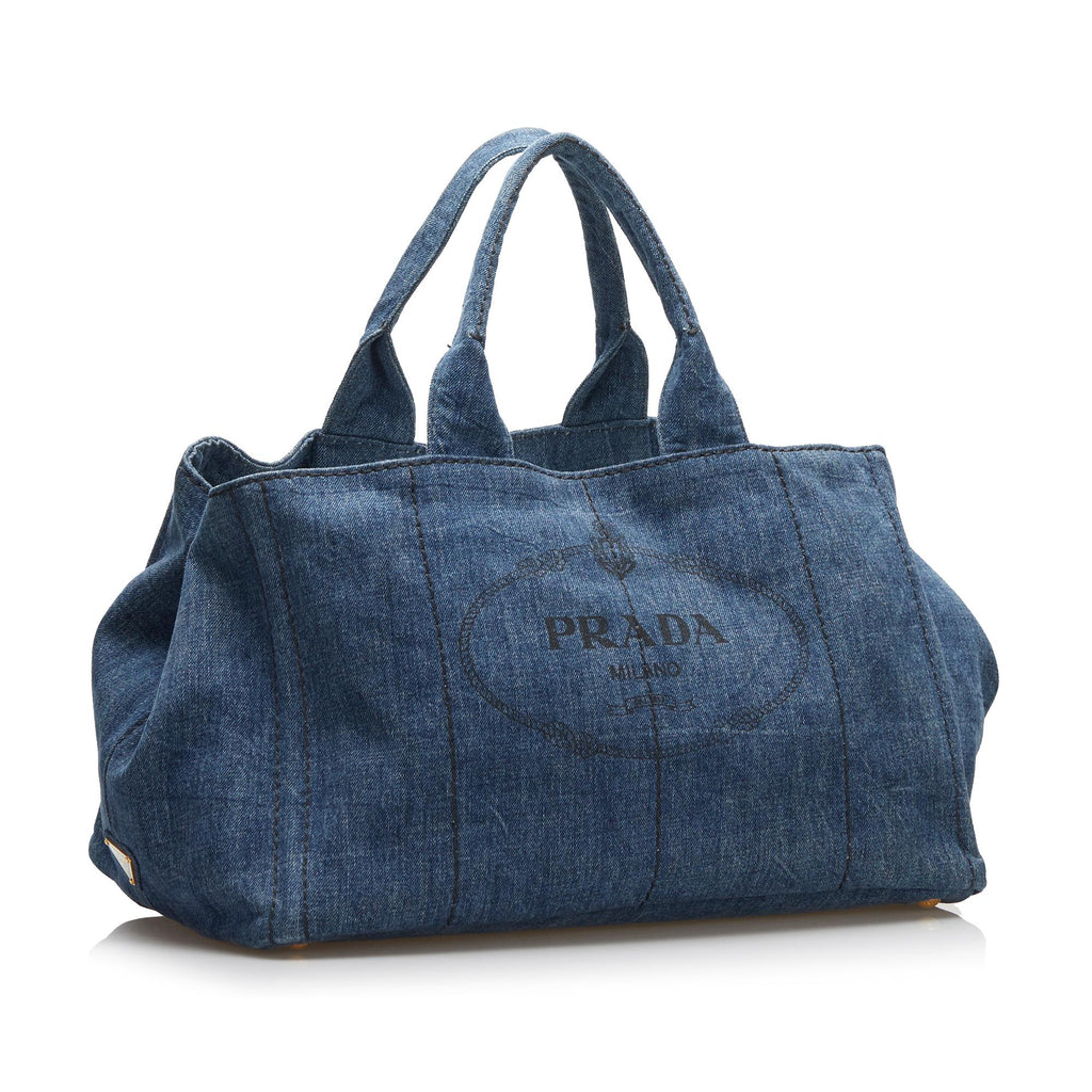 Prada Canapa Logo Tote Bag (SHG-VwFKQ3)