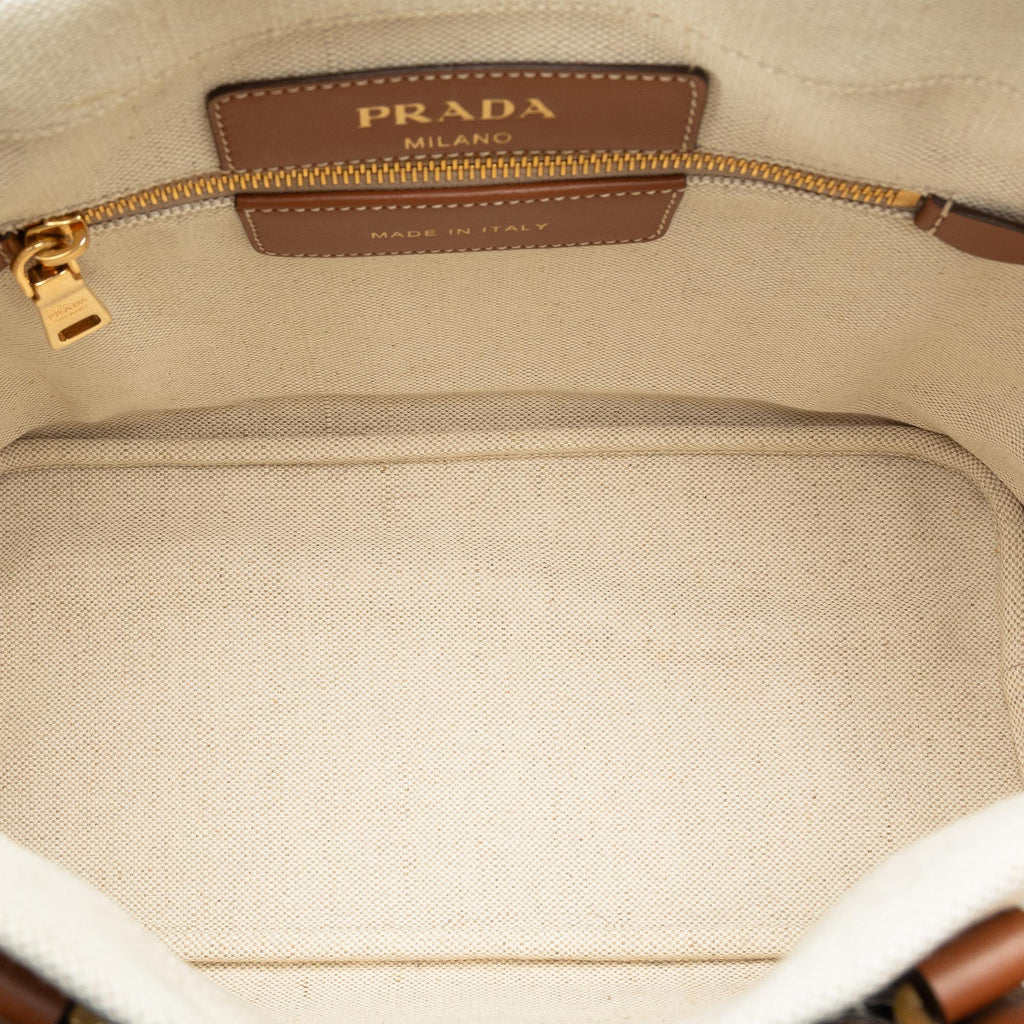 Prada Canapa Logo Tote Bag (SHG-ONkbKJ)